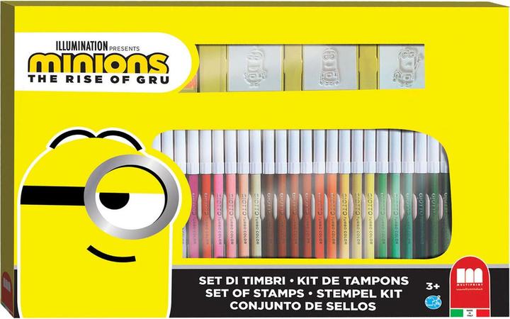 Produktbild Multiprint Minions Malset mit Stempeln, 41-tlg.