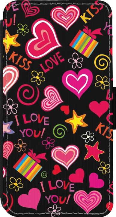 Immagine prodotto PhoneLook Coque Portafoglio noir San Valentino 2023 simboli d'amore (Apple iPhone 13 Pro)