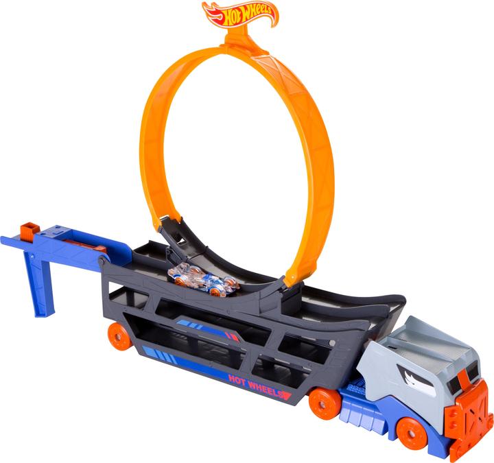 Produktbild Hot Wheels Stunt N Go Transporter & Trackset