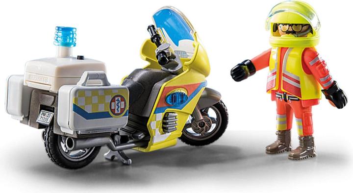 Produktbild Playmobil Notarzt-Motorrad mit Blinklicht (71205, Playmobil City Life)