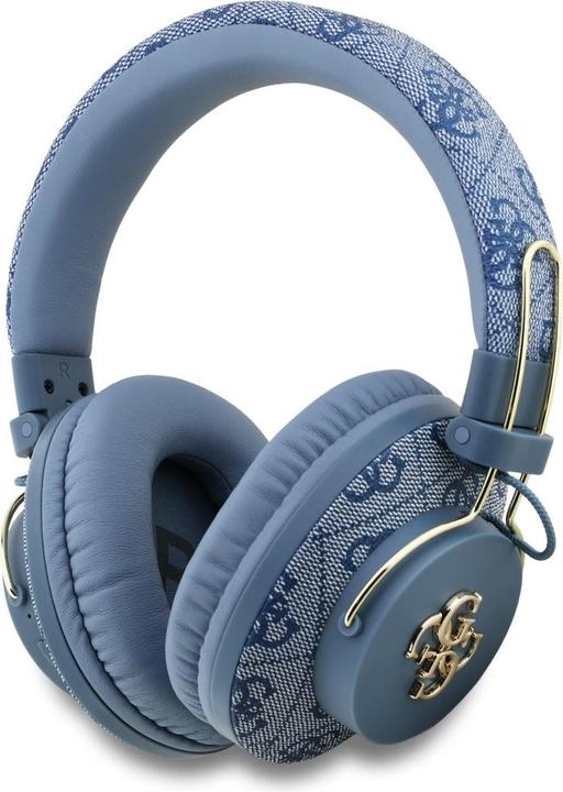 Produktbild Guess Headphones Bluetooth ENC Metal 4G Logo blue (Kabellos)