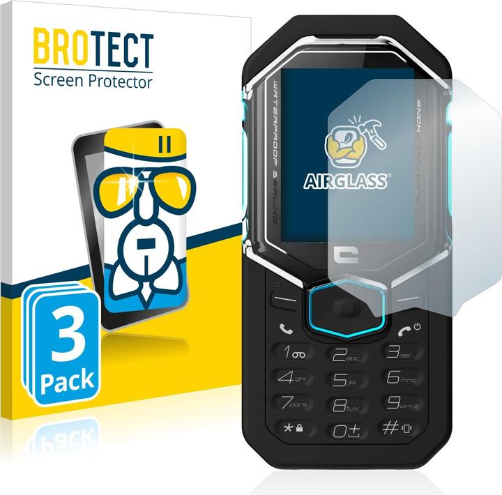 Immagine prodotto BROTECT AirGlass Vetro (3 Pezzo/i, Crosscall Shark-X3)
