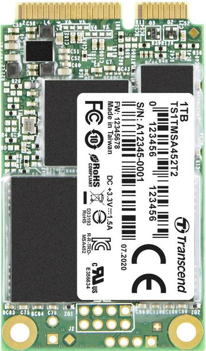 Produktbild Transcend MSA452T2 (1000 GB, mSATA)