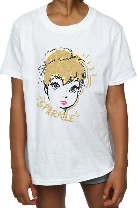 Disney Mädchen TShirt aus glitzernder Baumwolle (140, 146)