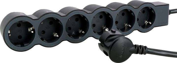 Produktbild Legrand Flache Steckdosenleiste, 6-fach Steckdose (6 x, CEE 16/5, 3 m)