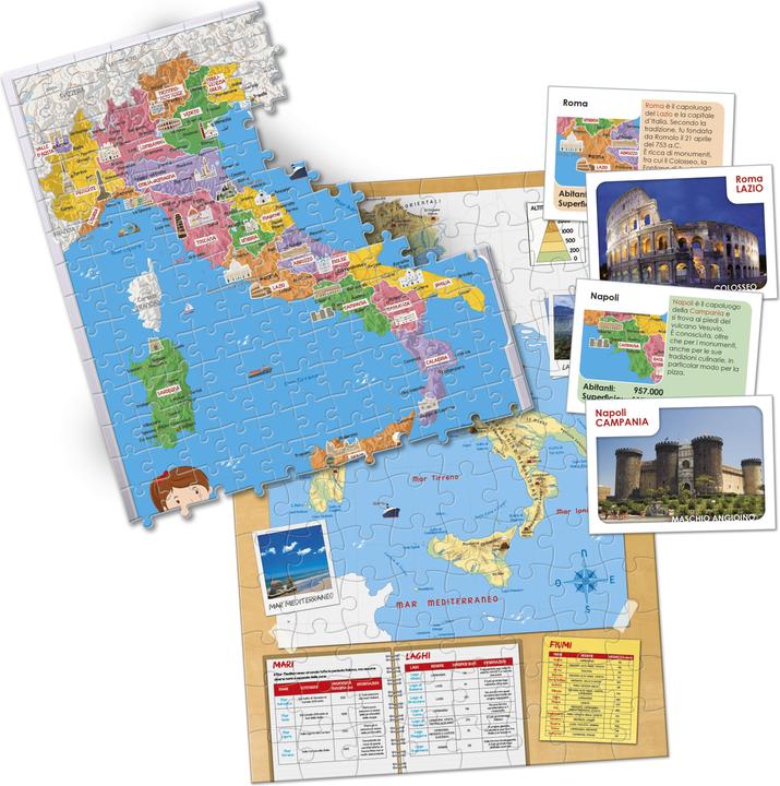 Image du produit Clementoni Sapientino Jeu éducatif Découvrons l'Italie Smart (Italien)