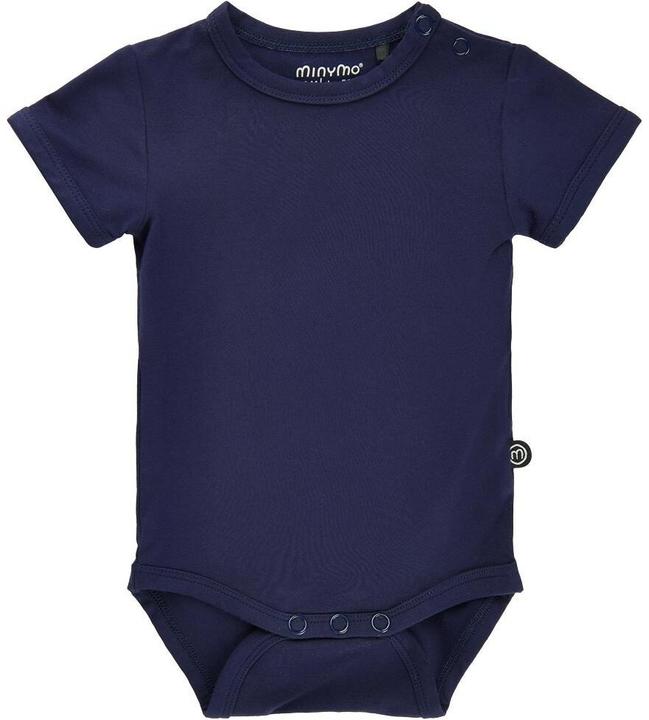 Minymo Kurzarm-Body Bamboo Dark Navy Gr. 92 (92)