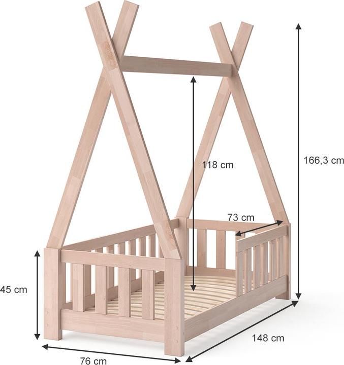 Produktbild VitaliSpa Tipi (70 x 140 cm)
