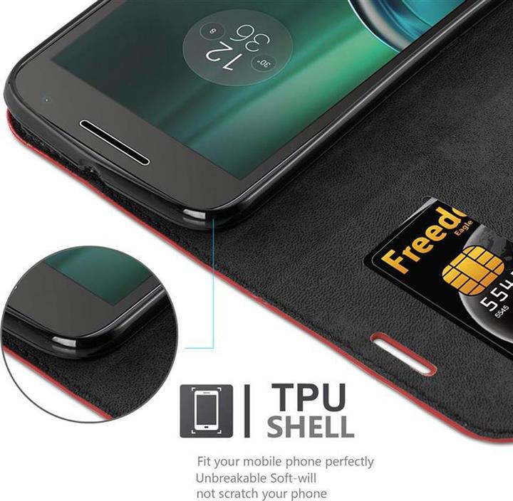 Produktbild Cadorabo Book Invisible Magnet Cover (Motorola Moto G4 Plus, Motorola Moto G4)