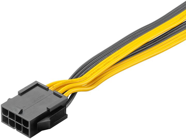 Immagine prodotto Goobay Cavo di alimentazione da 8 pin femmina a doppio maschio 6+2 per PCIe
