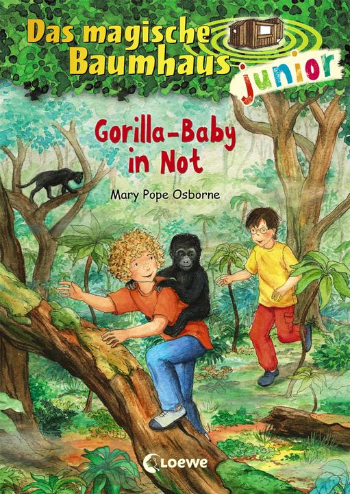 Produktbild Das magische Baumhaus junior 24 - Gorilla-Baby in Not (Deutsch, Mary Pope Osborne, Sabine Rahn, Jutta Knipping, 2020)