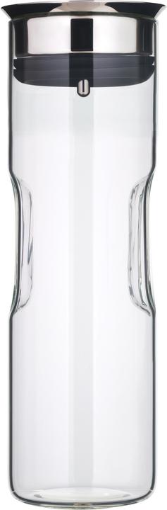 WMF Wasserkaraffe 1,25l Griffmulde Glas Karaffe Motion CloseUp-Verschluss (1.25 l)