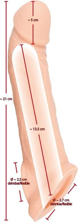 Produktbild Nature Skin Penis Sleeve with Extension