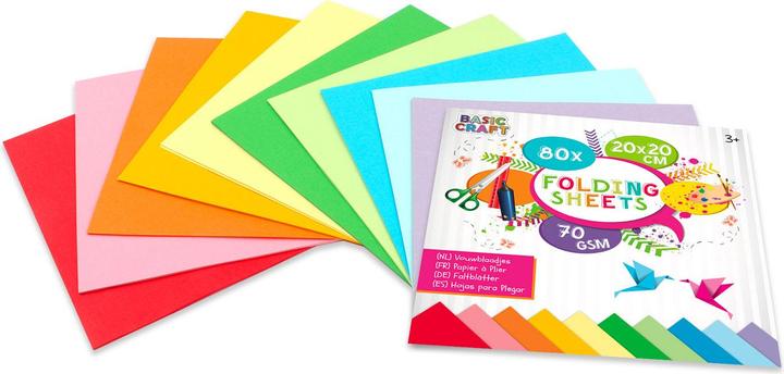 Grafix Leaflets 20x20cm, 80pcs. (70 g/m², 80 x)