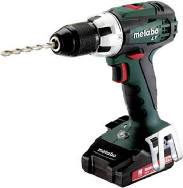 Image du produit Metabo Perceuse-visseuse sans fil BS 18 LT Compact coffret plastique  2x18V/2Ah Li-Ion + ASC 30-36 V (Fonctionnement sur batterie)