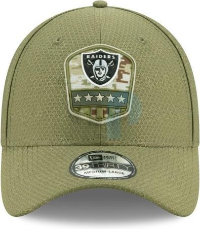 Actual product image New Era 39Thirty NFL Salute to Service Oakland Raiders Cap (S/M)