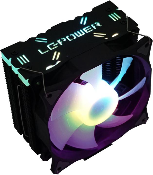 Actual product image LC-Power LC-CC-120-ARGB-PRO, 800-1800 rpm, 58 CFM, 4-pin PWM, RGB LED, DC (75 mm)