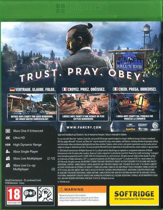 Actual product image Ubisoft Far Cry 5 (Xbox Series X, Xbox One X, Multilingual)