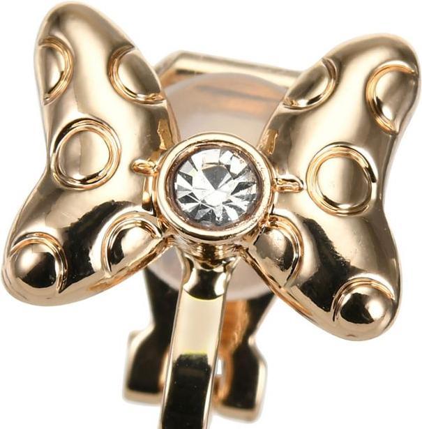 Produktbild Disney Minnie Ohrring (für ein Ohr) mit Punkteschleife (Zinklegierung, Silikon, Messing)