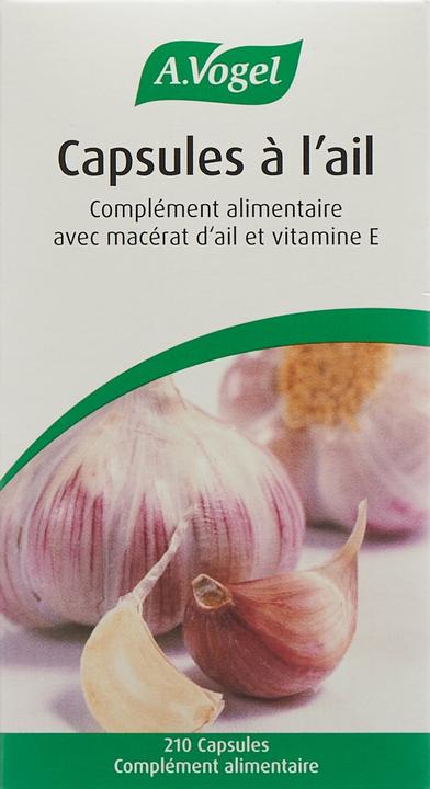 Produktbild A. Vogel VOGEL Knoblauch Kapseln Glas 210 (210 Stück, Kapseln, 239 g)
