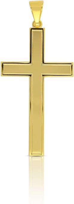 Muau Balken-Kreuz (750/18K Gelbgold)