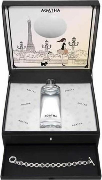 Actual product image Agatha Paris Agatha Un Matin A Paris Eau De Toilette Spray 100ml Set of 2 2017 (Eau de toilette, 100 ml)