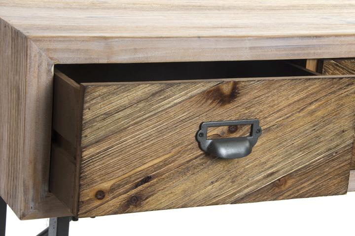 Produktbild DKD Home Decor Console Metal Wood (110 x 32 x 85 cm)
