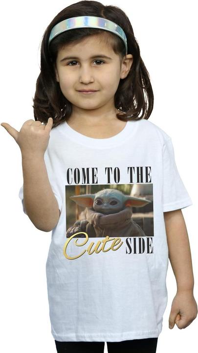 Produktbild Star Wars The Mandalorian Come To The Cute Side TShirt Mädchen (152, 158)