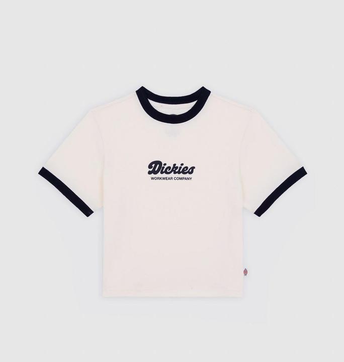 Actual product image Dickies Lewistown Ringer Ss Tee W Egret (S)