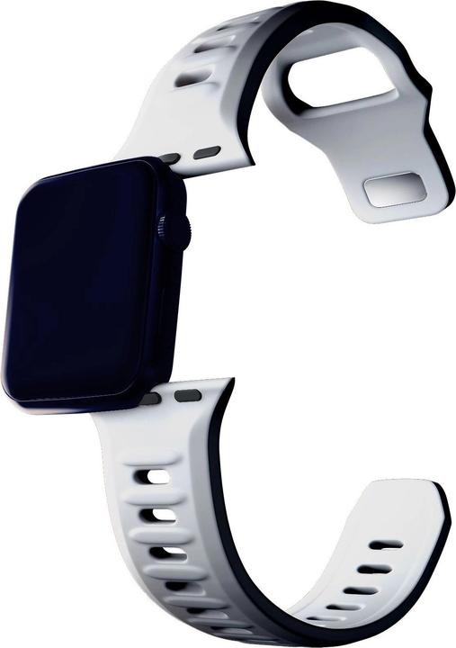 Image du produit 3MK Bracelet montre en silicone biały/white dla Apple Watch 42/44/45/49mm (Silicone, Acier inoxydable)