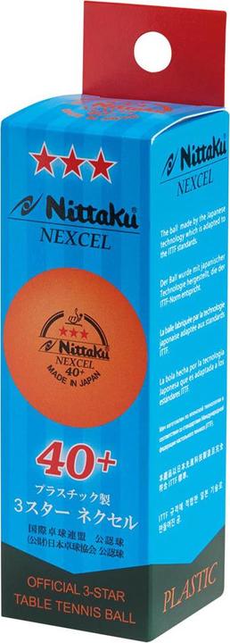 Nittaku Wettkampfball Nexcel 40+*** (3 Stk.)