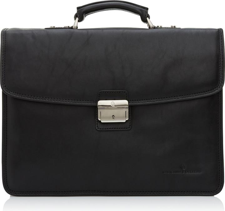 Produktbild Castelijn & Beerens & Beerens Lederen Laptoptas 13.3 Zwart | 689684 (13.30")