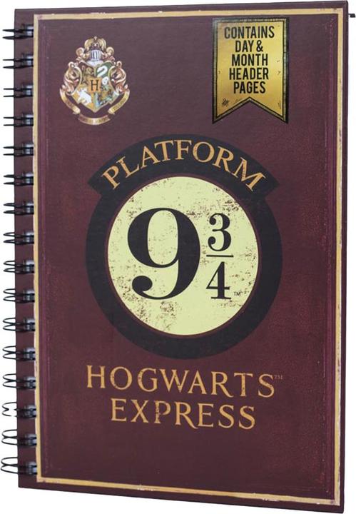 Image du produit - Cahier HOGWARTS EXPRESS PLATFORM 3/4 (A5, À rayures, Couverture rigide)