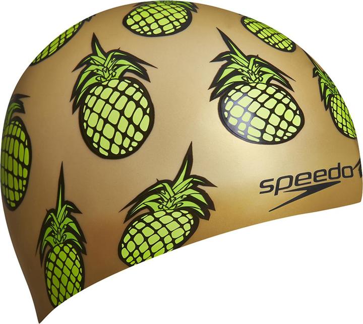 Actual product image Speedo children's bathing cap slogan p12