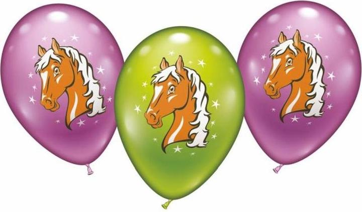 Actual product image Karaloon Balloons Horses 6 Balloons multicoloured (6 x)