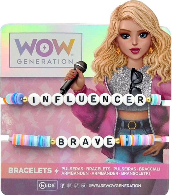 Image du produit Kids Licensing Wow Generation bracelets ass. (Matières plastiques)