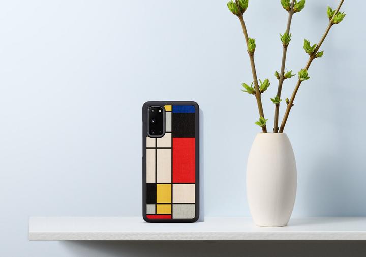 Image du produit Man&Wood case for Galaxy S20 mondrian wood black (Samsung Galaxy S20+)