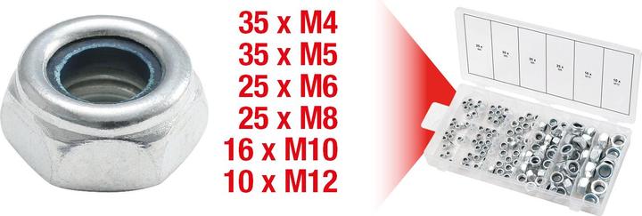 Immagine prodotto KS Tools Dadi di bloccaggio dell'assortimento (M12)