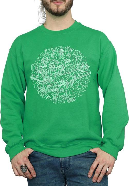 Produktbild Star Wars Christmas Death Star Sweatshirt (L)