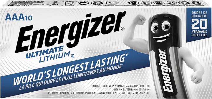 Produktbild Energizer Ultimate Lithium Micro (10 Stk., AAA, 1250 mAh)