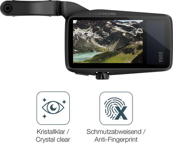Actual product image Dipos Screen Protector Crystalclear for Coros Dura Solar GPS
