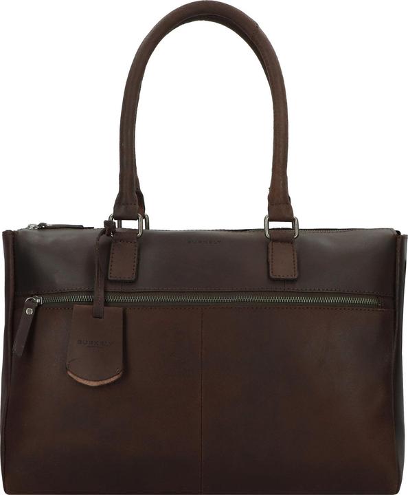 Burkely On The Move Laptopbag 15,6 Zipper Inclusief Powerbank - aktetas - Bruin (17 l)