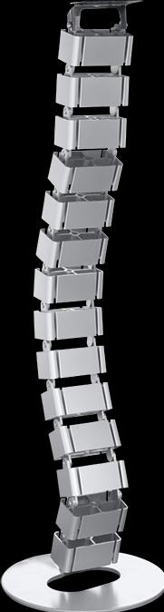 Image du produit LogiLink Chemin de câbles flexible pour le bureau, 800 x 68 mm (18 G (Conduit, 2.80 cm)