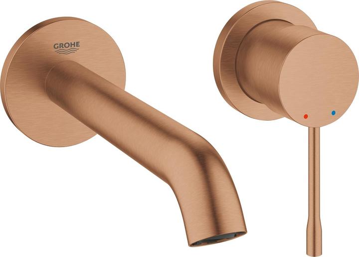Image du produit Grohe Mélangeur lavabo 2 trous ESSENCE saillie 183mm Warm Sunset brossé