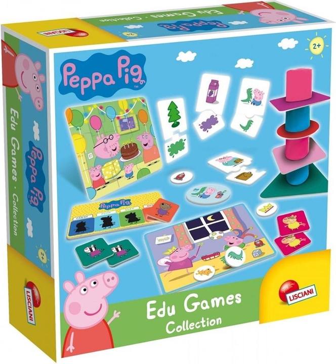 Actual product image Lisciani Peppa Pig My First Collection Of Educational Games