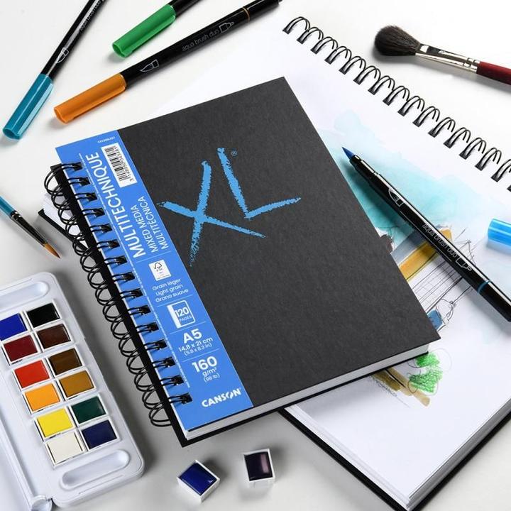 Produktbild Canson XL Mixed Media Book A5 (A5, Harter Einband)