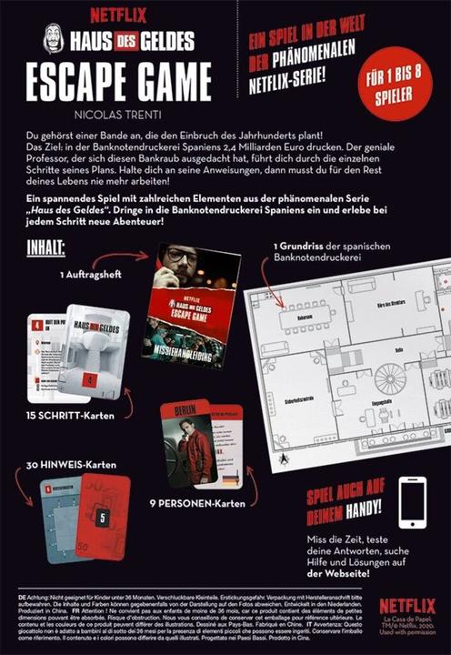 Produktbild Jumbo Haus des Geldes Escape (Deutsch)