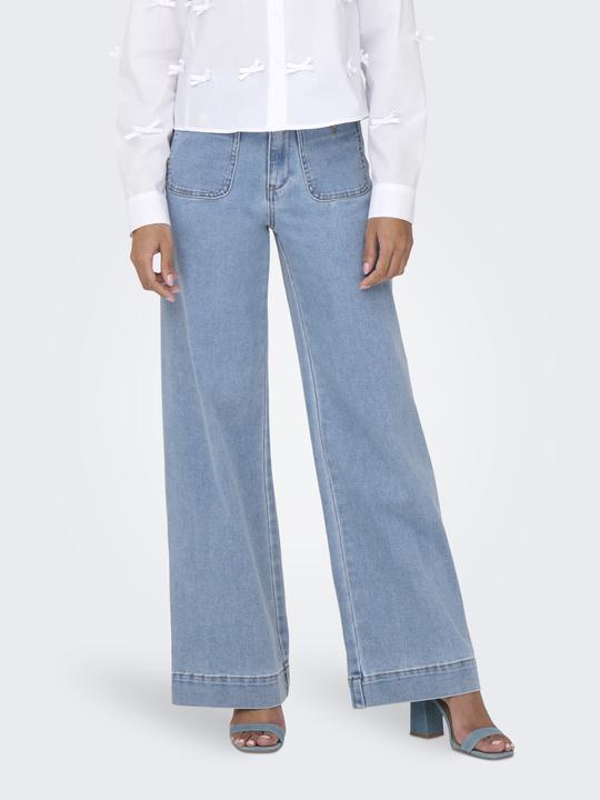 Image du produit Only ONLMADELINE Hohe Taille Weiter Beinschnitt Jeans Jeans mit weitem Bein (32)