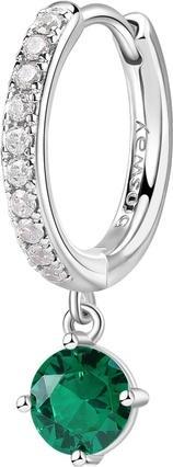 Produktbild Brosway Fancy Life Green FLG82 Circle Single Earring (Silber)