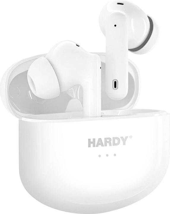 Actual product image 3MK Hardy LifePods Pro słcuhawki bezprzewodowe Bluetooth 5.3 ANC białe/white (ANC, 6.50 h, Wireless)